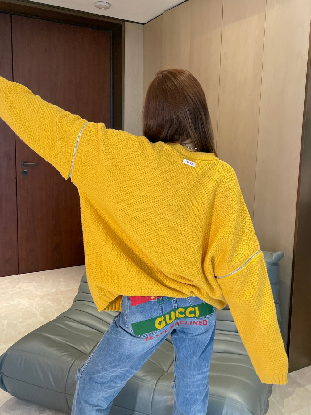 Sweaters Glosbe Gucci Yellow Ss2022