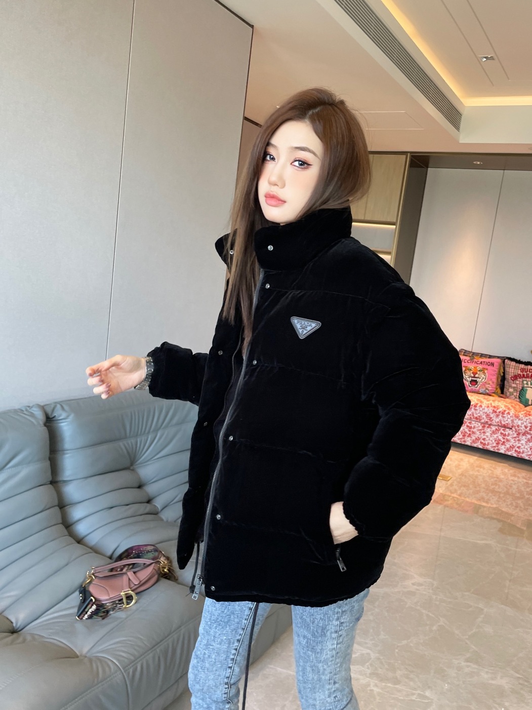 Puffer Long Prada Velvet Ss2022