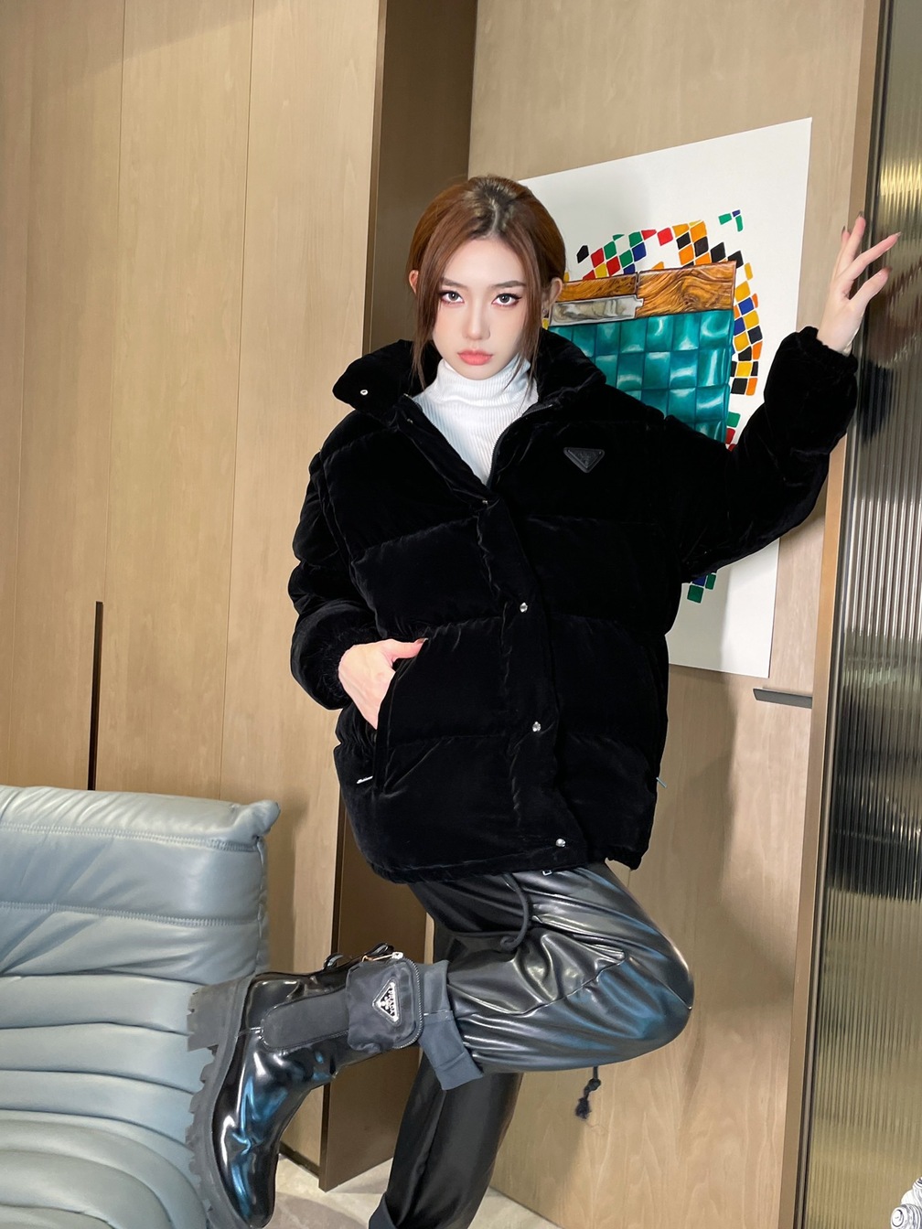 Puffer Long Prada Velvet Ss2022