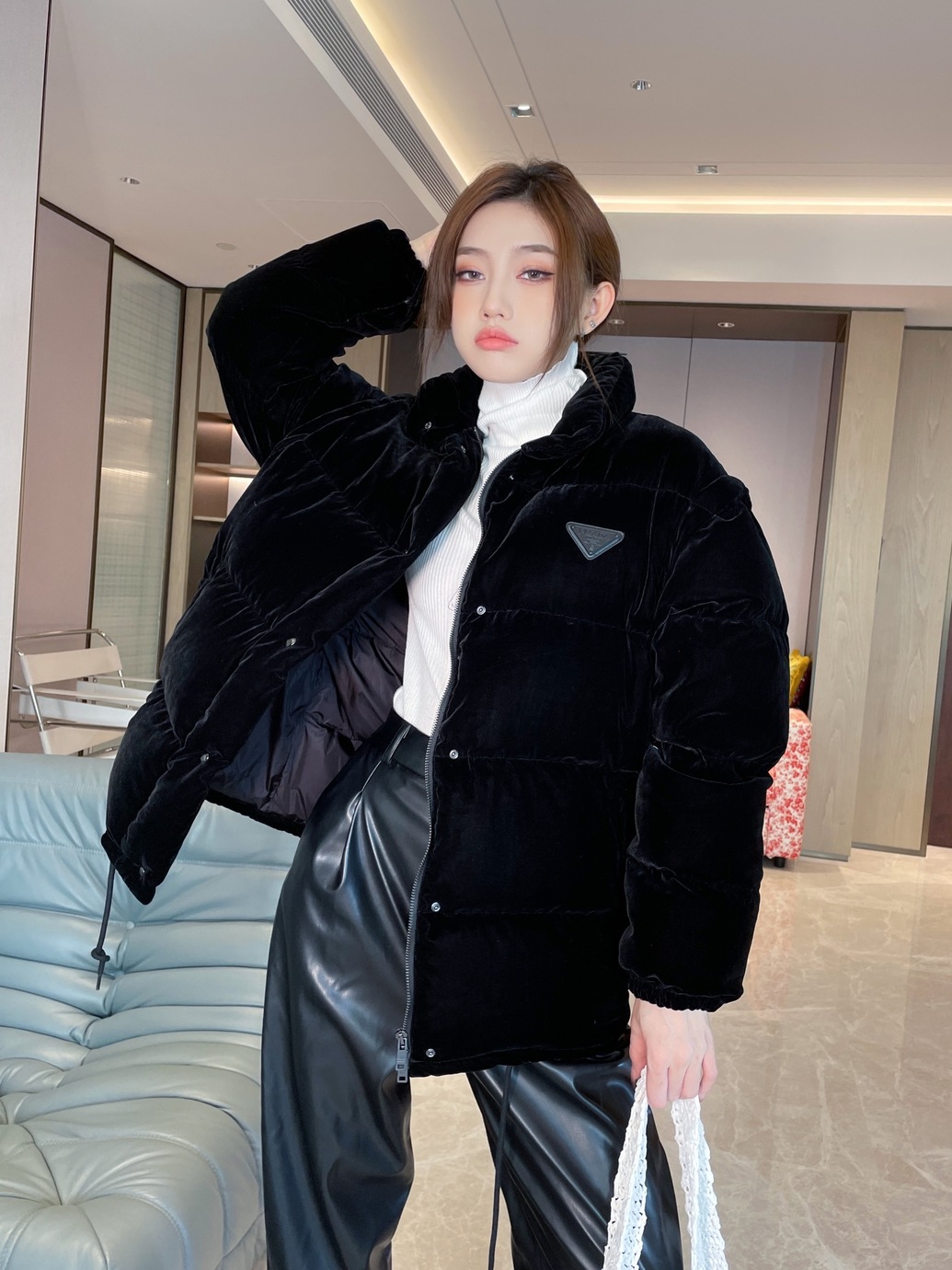 Puffer Long Prada Velvet Ss2022