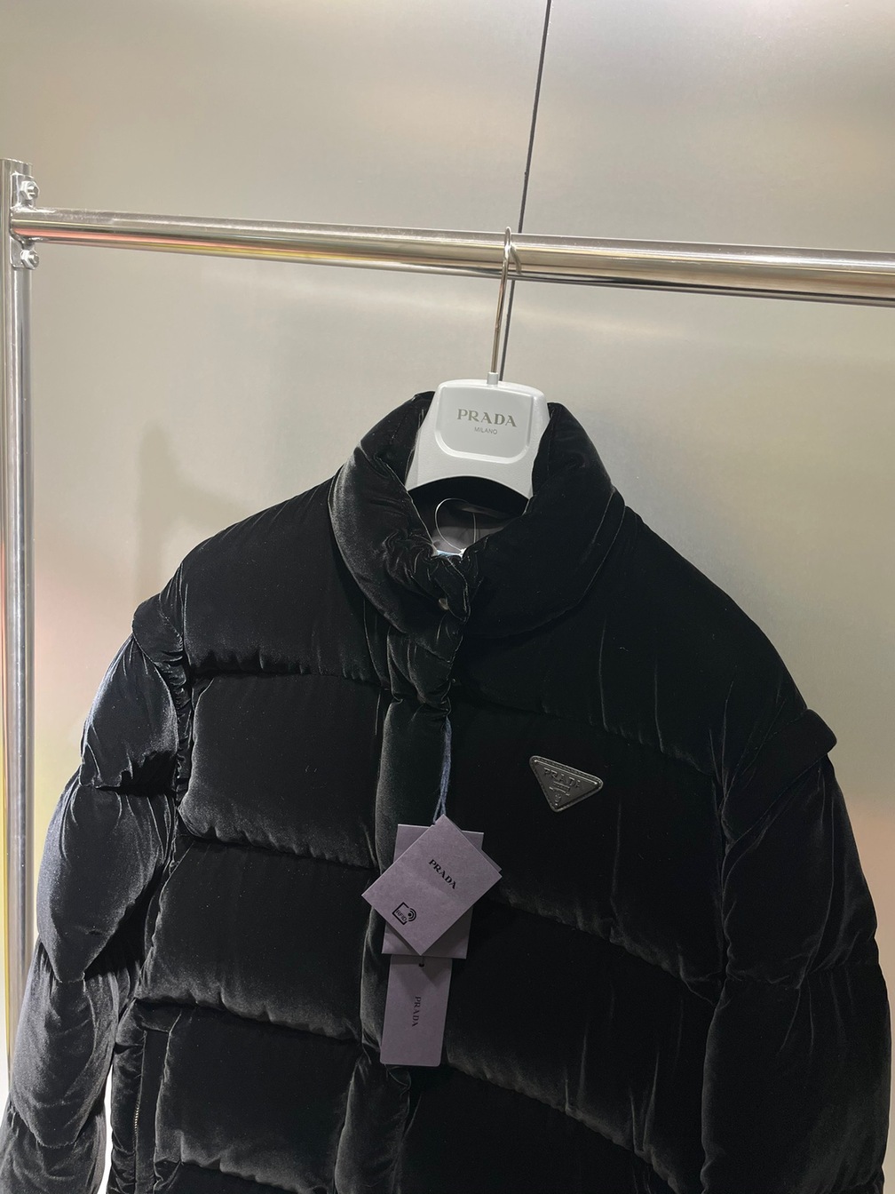 Puffer Long Prada Velvet Ss2022
