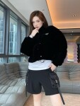 Puffer Short Prada Velvet Ss2022