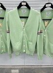 Cardigan Cashmere Red Navy Stripe Neon Ss2022