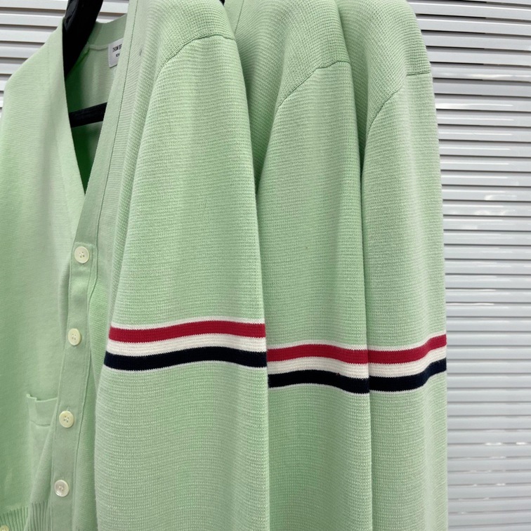 Cardigan Cashmere Red Navy Stripe Neon Ss2022