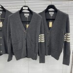 Cardigan Thom Basic 3 Button 4 Stripe