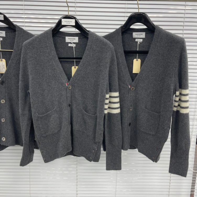 Cardigan Thom Basic 3 Button 4 Stripe