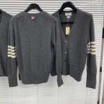Cardigan Thom Basic 3 Button 4 Stripe