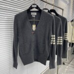 Cardigan Thom Basic 3 Button 4 Stripe