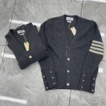 Cardigan Thom Basic 3 Button 4 Stripe