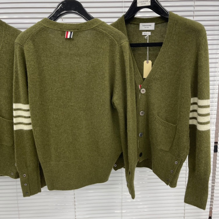 Cardigan Thom Basic 3 Button 4 Stripe