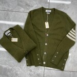 Cardigan Thom Basic 3 Button 4 Stripe