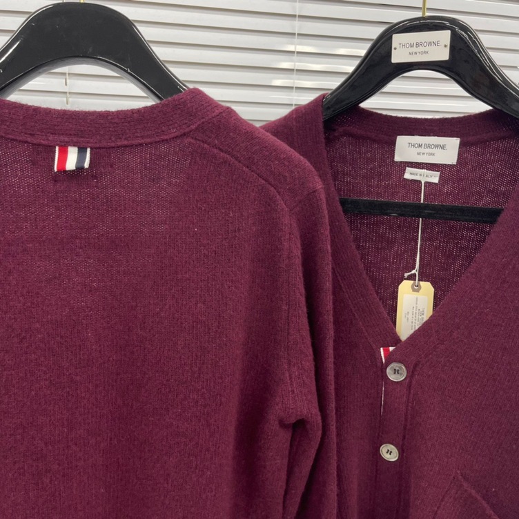 Cardigan Thom Basic 3 Button 4 Stripe