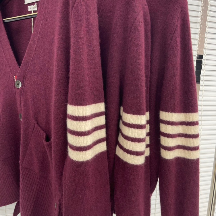 Cardigan Thom Basic 3 Button 4 Stripe