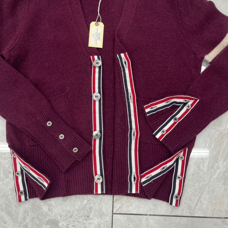 Cardigan Thom Basic 3 Button 4 Stripe