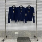 Cardigan Thom Basic 3 Button 4 Stripe