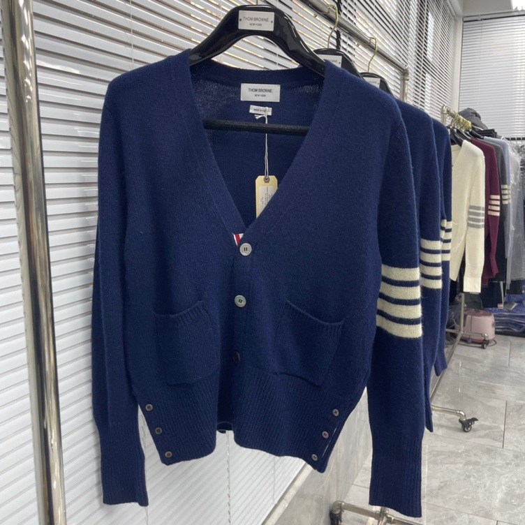 Cardigan Thom Basic 3 Button 4 Stripe