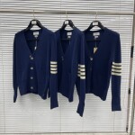 Cardigan Thom Basic 3 Button 4 Stripe