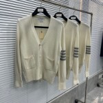 Cardigan Thom Basic 3 Button 4 Stripe