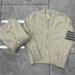 Cardigan Thom Basic 3 Button 4 Stripe