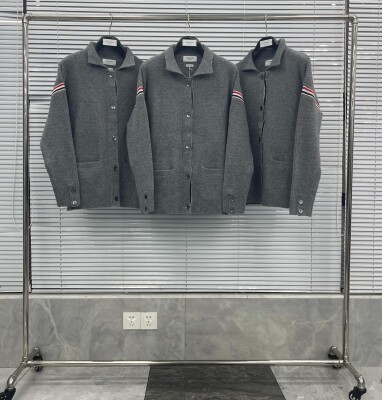 Cardigan Wool Thom Browne Stripe Red Navy Ss2022