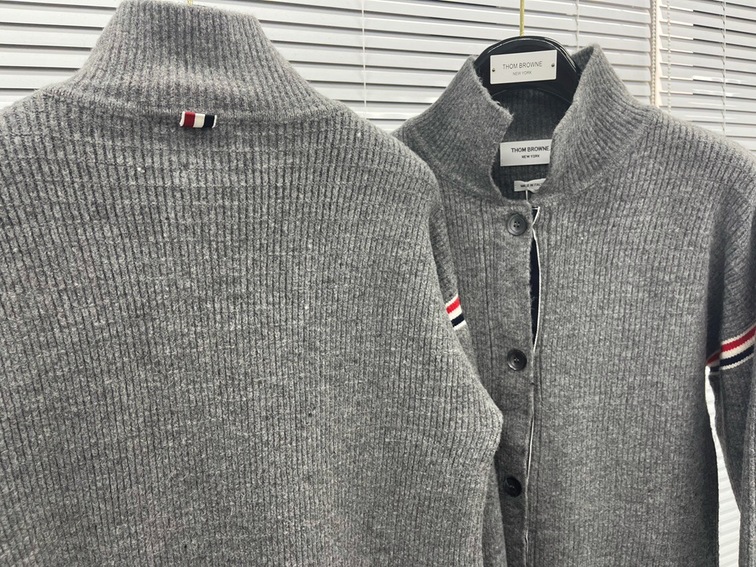Cardigan Wool Thom Browne Stripe Red Navy Ss2022