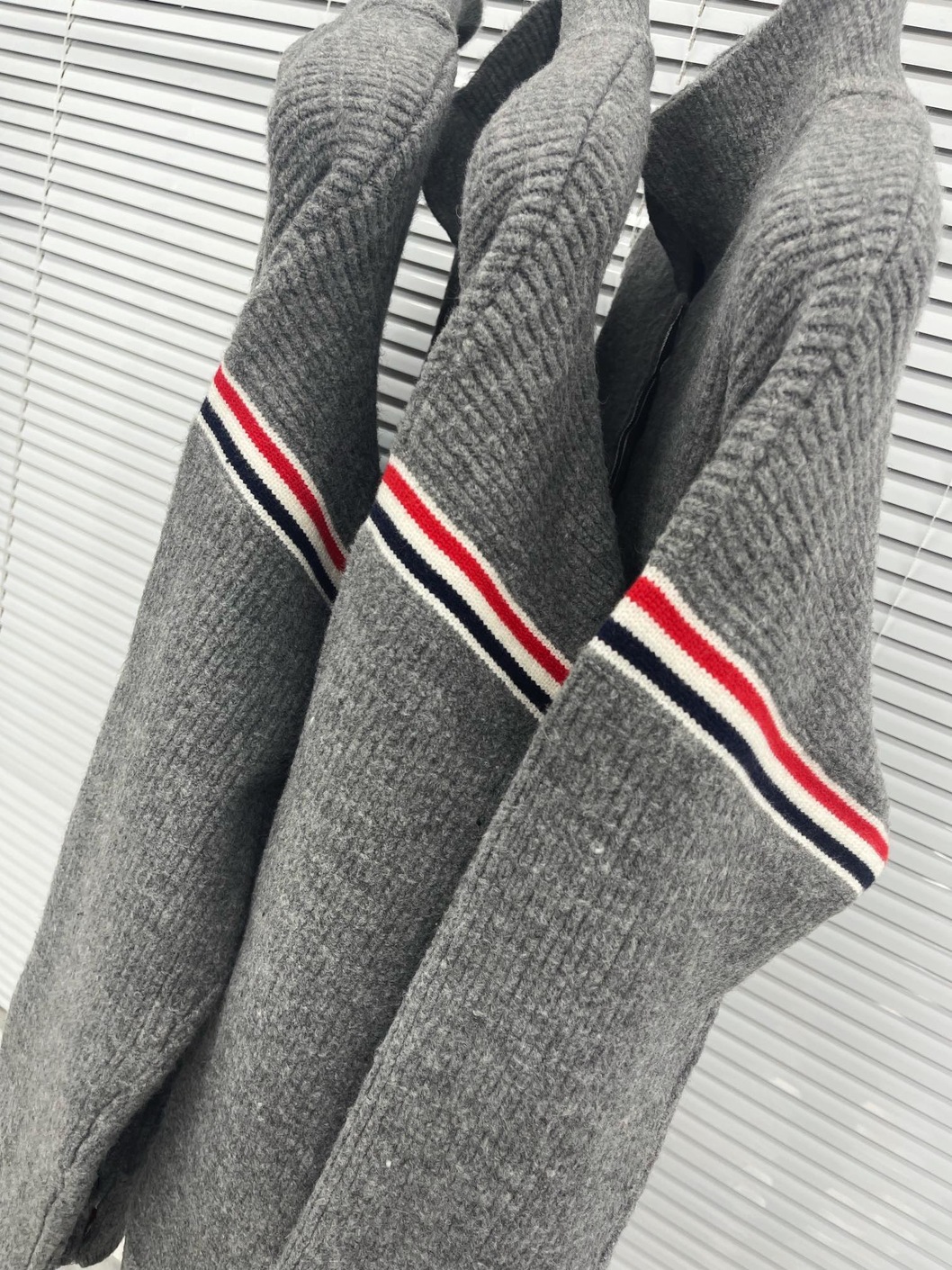 Cardigan Wool Thom Browne Stripe Red Navy Ss2022