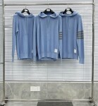 Hoodie Wool Thom Browne 4 Stripe Zip Ss2022