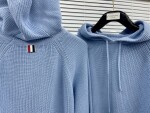 Hoodie Wool Thom Browne 4 Stripe Zip Ss2022