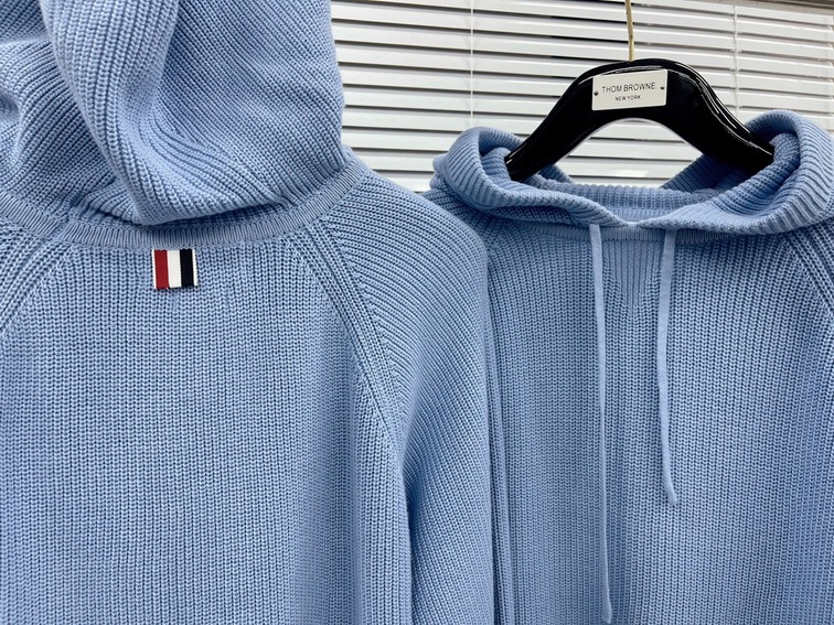 Hoodie Wool Thom Browne 4 Stripe Zip Ss2022