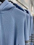 Hoodie Wool Thom Browne 4 Stripe Zip Ss2022