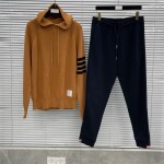 Hoodie Wool Thom Browne 4 Stripe Zip Ss2022