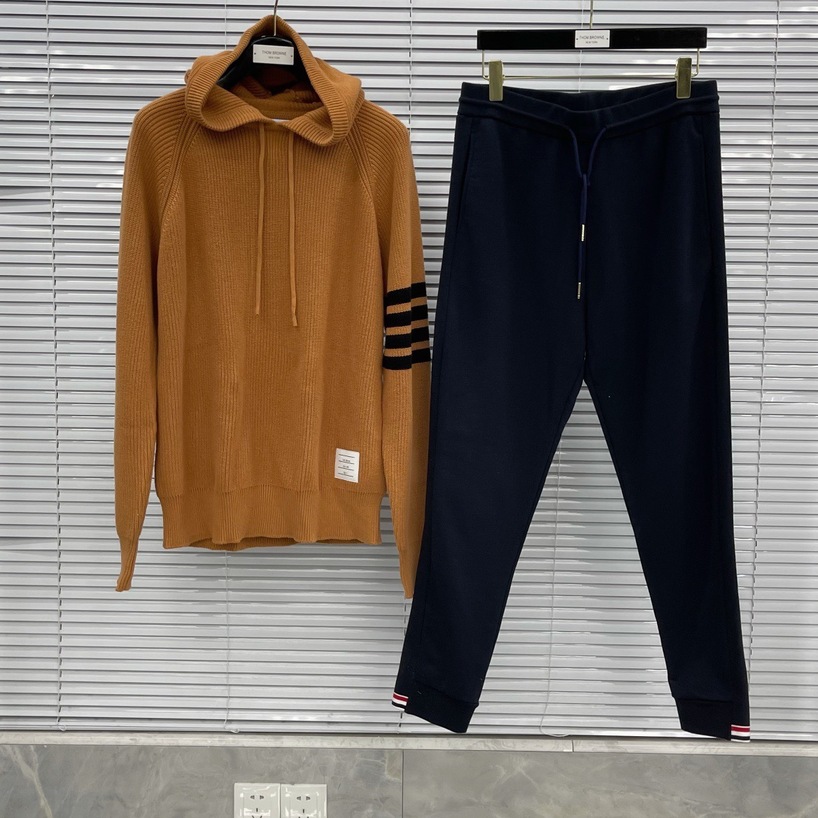 Hoodie Wool Thom Browne 4 Stripe Zip Ss2022