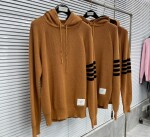 Hoodie Wool Thom Browne 4 Stripe Zip Ss2022