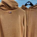 Hoodie Wool Thom Browne 4 Stripe Zip Ss2022