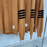 Hoodie Wool Thom Browne 4 Stripe Zip Ss2022