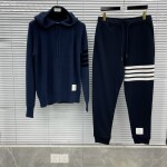 Hoodie Wool Thom Browne 4 Stripe Zip Ss2022