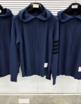 Hoodie Wool Thom Browne 4 Stripe Zip Ss2022