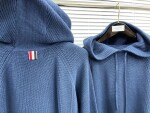 Hoodie Wool Thom Browne 4 Stripe Zip Ss2022