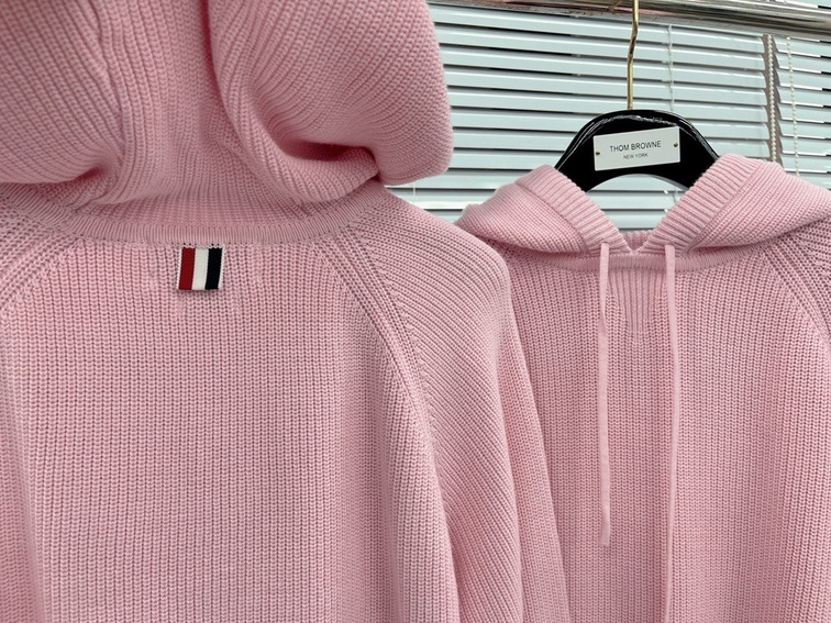 Hoodie Wool Thom Browne 4 Stripe Zip Ss2022