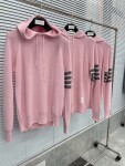 Hoodie Wool Thom Browne 4 Stripe Zip Ss2022