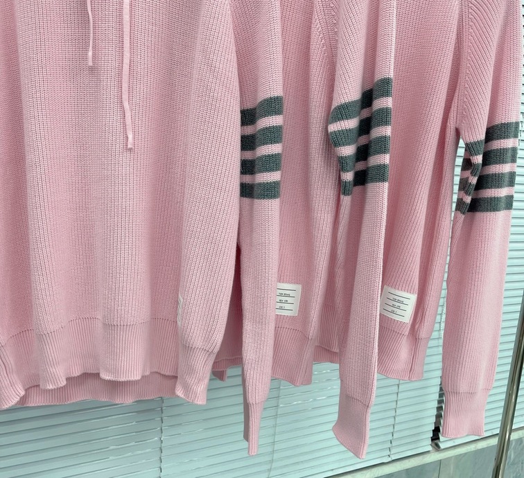 Hoodie Wool Thom Browne 4 Stripe Zip Ss2022