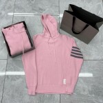 Hoodie Wool Thom Browne 4 Stripe Zip Ss2022