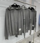 Hoodie Wool Thom Browne 4 Stripe Zip Ss2022