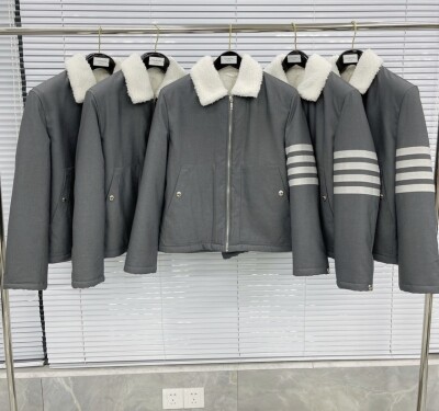 Jacket Thom Fur Neck Zip Ss2022