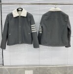 Jacket Thom Fur Neck Zip Ss2022