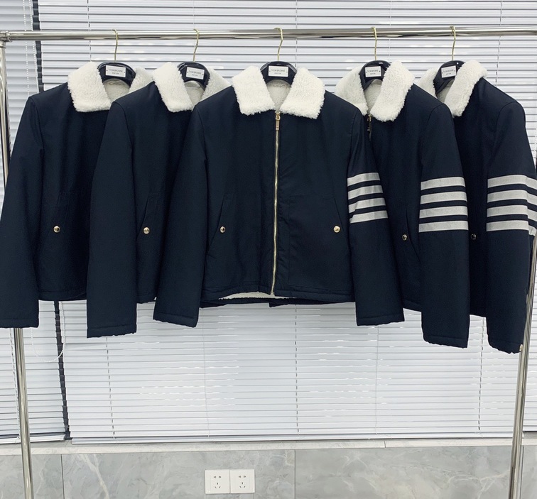 Jacket Thom Fur Neck Zip Ss2022