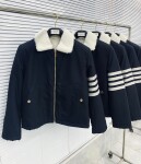 Jacket Thom Fur Neck Zip Ss2022
