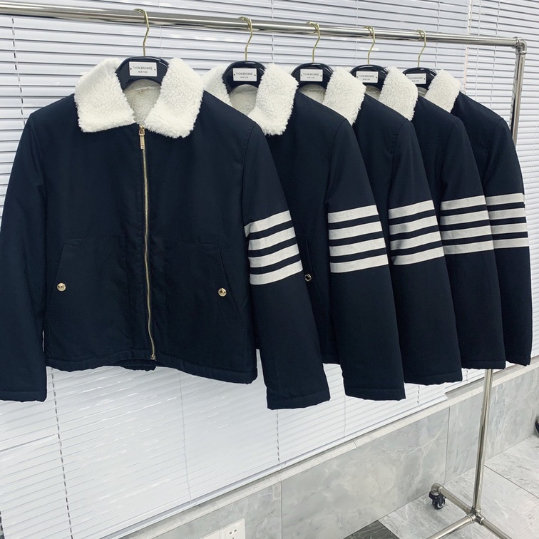 Jacket Thom Fur Neck Zip Ss2022