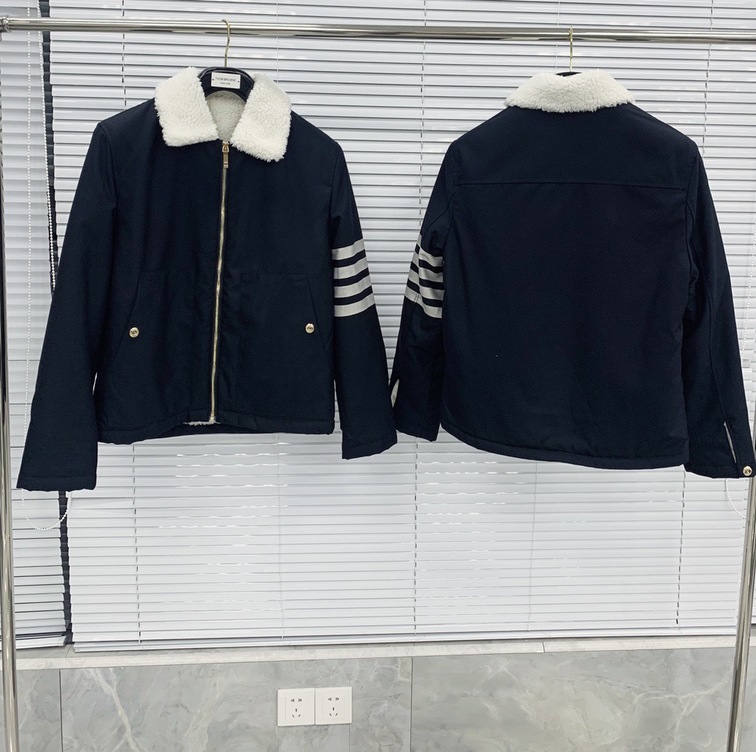 Jacket Thom Fur Neck Zip Ss2022