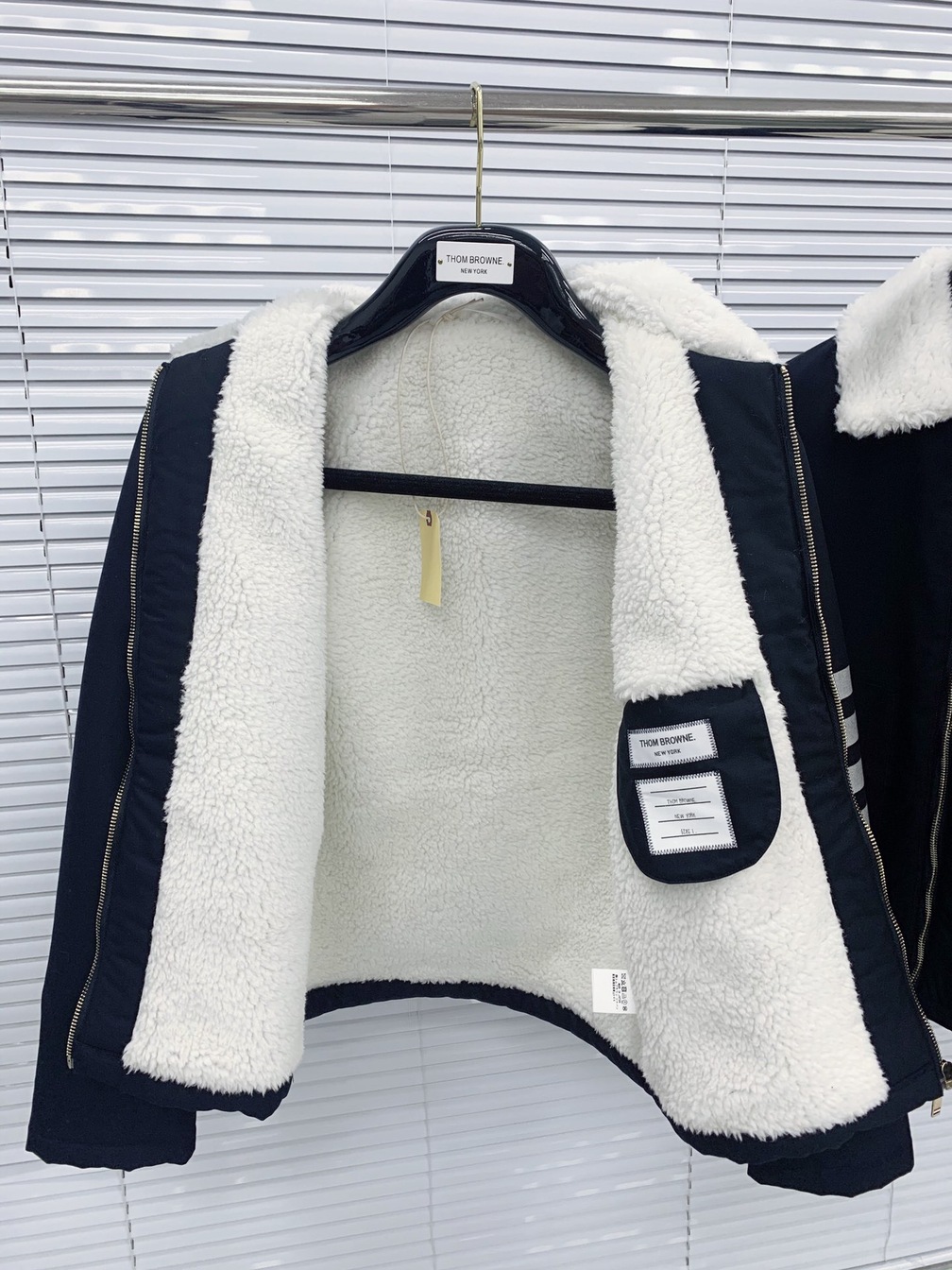 Jacket Thom Fur Neck Zip Ss2022